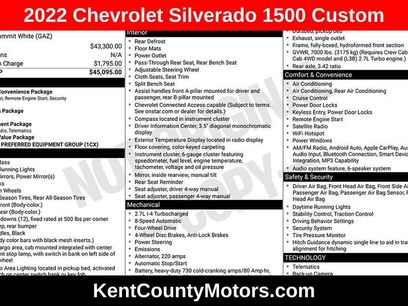 Used 2022 Chevrolet Silverado 1500 Custom