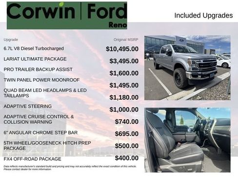 Used 2020 Ford F350 Lariat w/ Lariat Ultimate Package AWD/4WD image 8