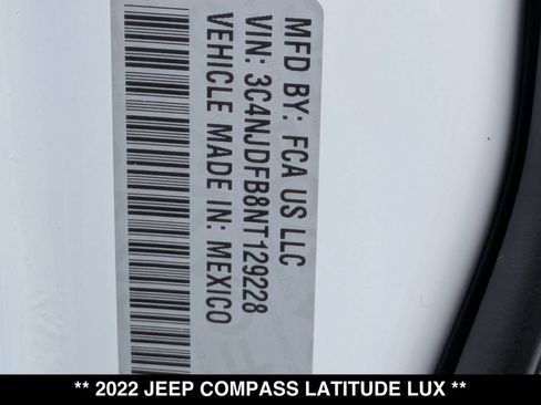 Used 2022 Jeep Compass Latitude AWD/4WD image 26