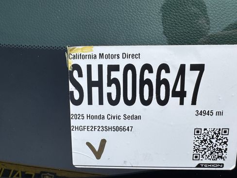 Used 2025 Honda Civic LX image 17