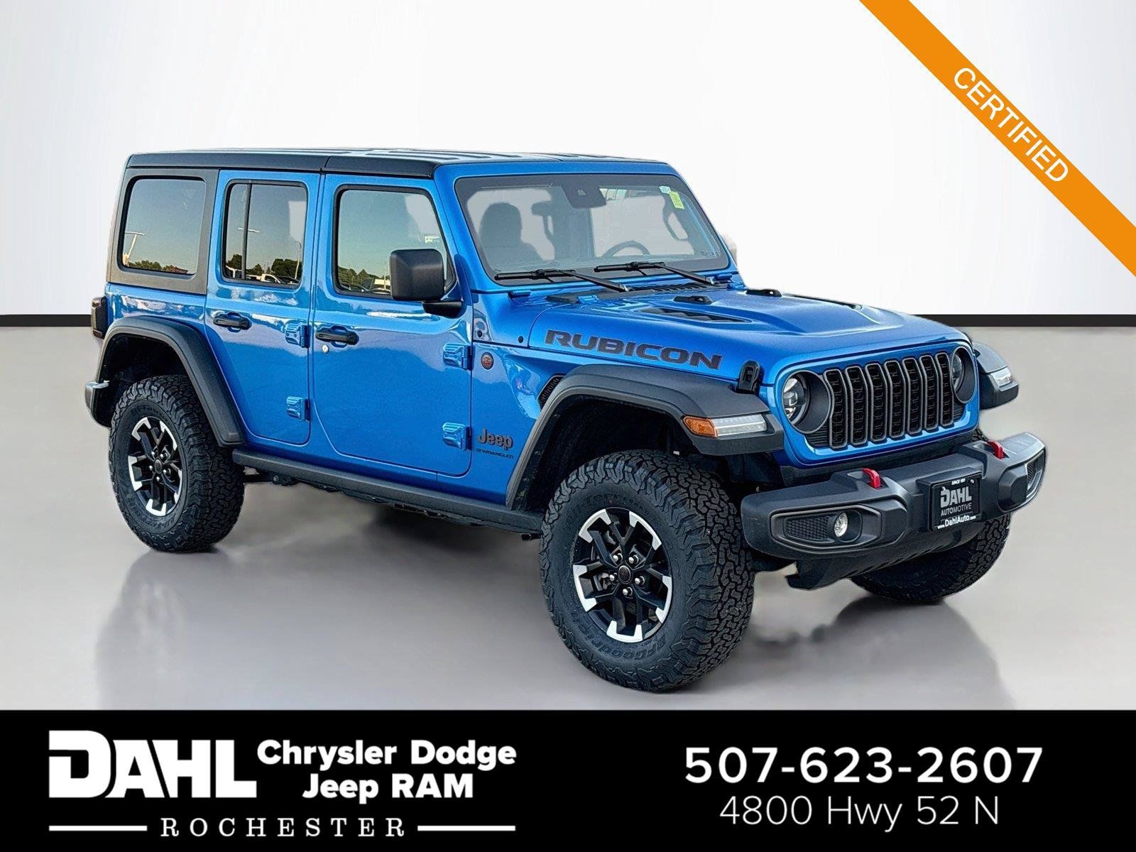 Certified 2025 Jeep Wrangler Unlimited Rubicon AWD/4WD image 1
