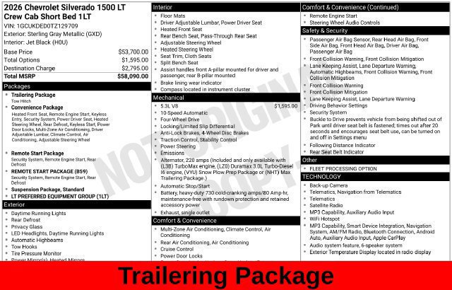 Used 2026 Chevrolet Silverado 1500 LT AWD/4WD image 14