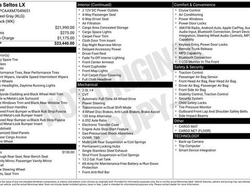 Used 2021 Kia Seltos LX image 24