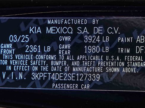 Certified 2025 Kia K4 LXS image 31