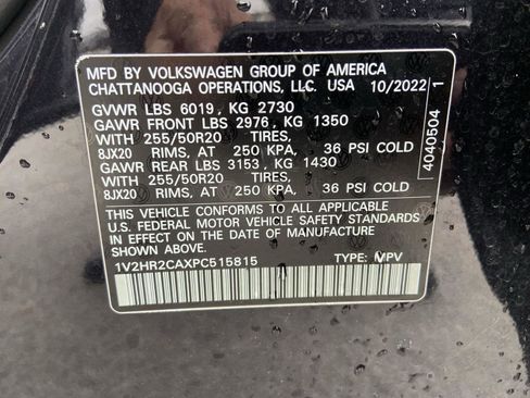 Used 2023 Volkswagen Atlas SE image 70