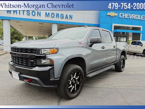 Used 2021 Chevrolet Silverado 1500 Custom Trail Boss w/ LPO, Dark Essentials Package AWD/4WD image 1