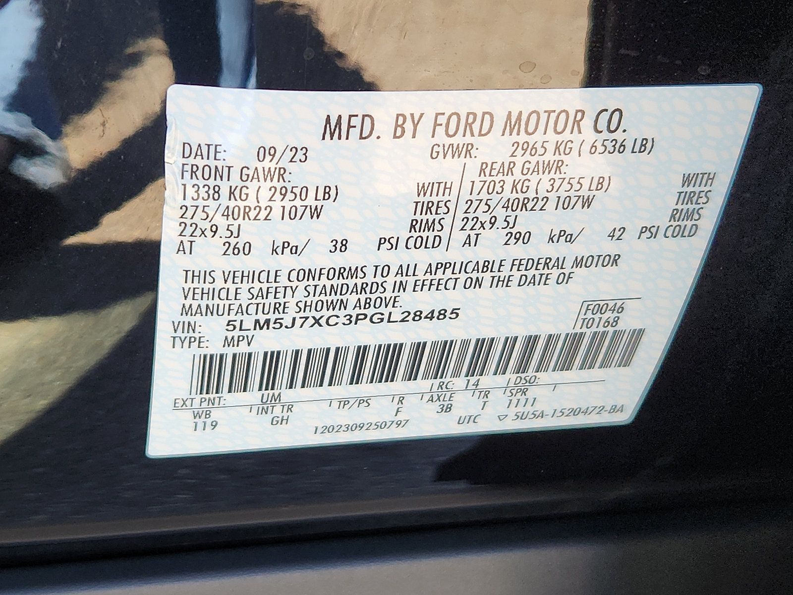 Used 2023 Lincoln Aviator Reserve w/ Equipment Group 201A AWD/4WD image 27
