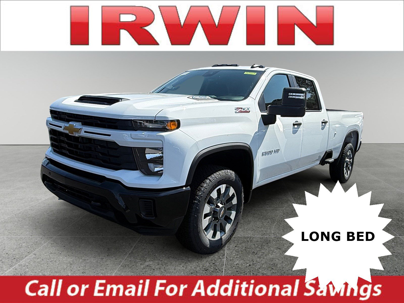 New 2026 Chevrolet Silverado 2500 Custom w/ Custom Value Package AWD/4WD image 1
