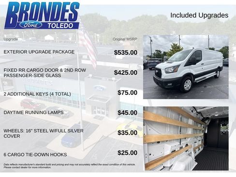 Used 2025 Ford Transit 250 Low Roof w/ Exterior Upgrade Package RWD image 6