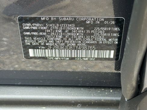 New 2026 Subaru Outback Touring XT AWD/4WD image 43