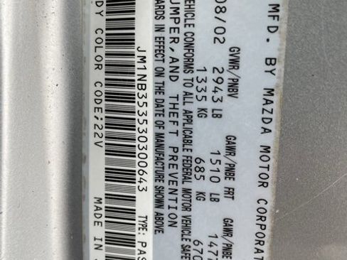 Used 2003 MAZDA MX-5 Miata image 26