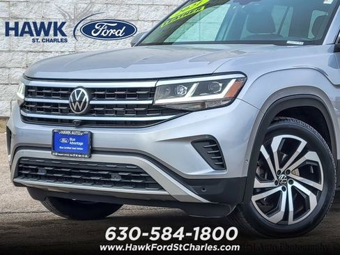 Used 2021 Volkswagen Atlas SEL Premium w/ MDO Package (Bench Seat) AWD/4WD image 2