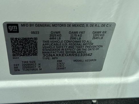 Used 2024 Chevrolet Equinox LT w/ LPO, Floor Liner Package FWD image 17