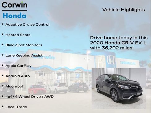 Used 2020 Honda CR-V EX-L image 6