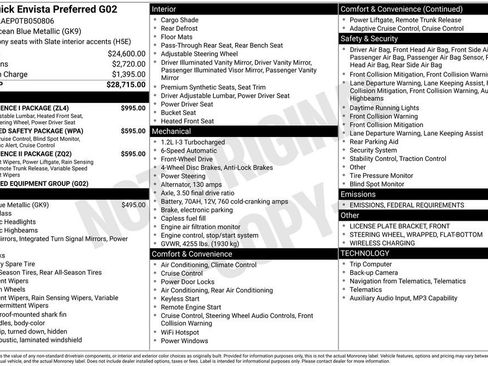 New 2026 Buick Envista Preferred w/ Convenience I Package image 6