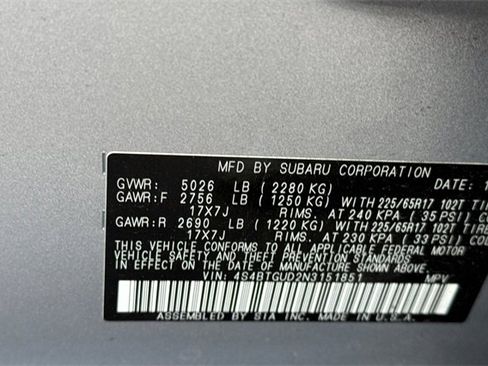 Used 2022 Subaru Outback Wilderness image 36