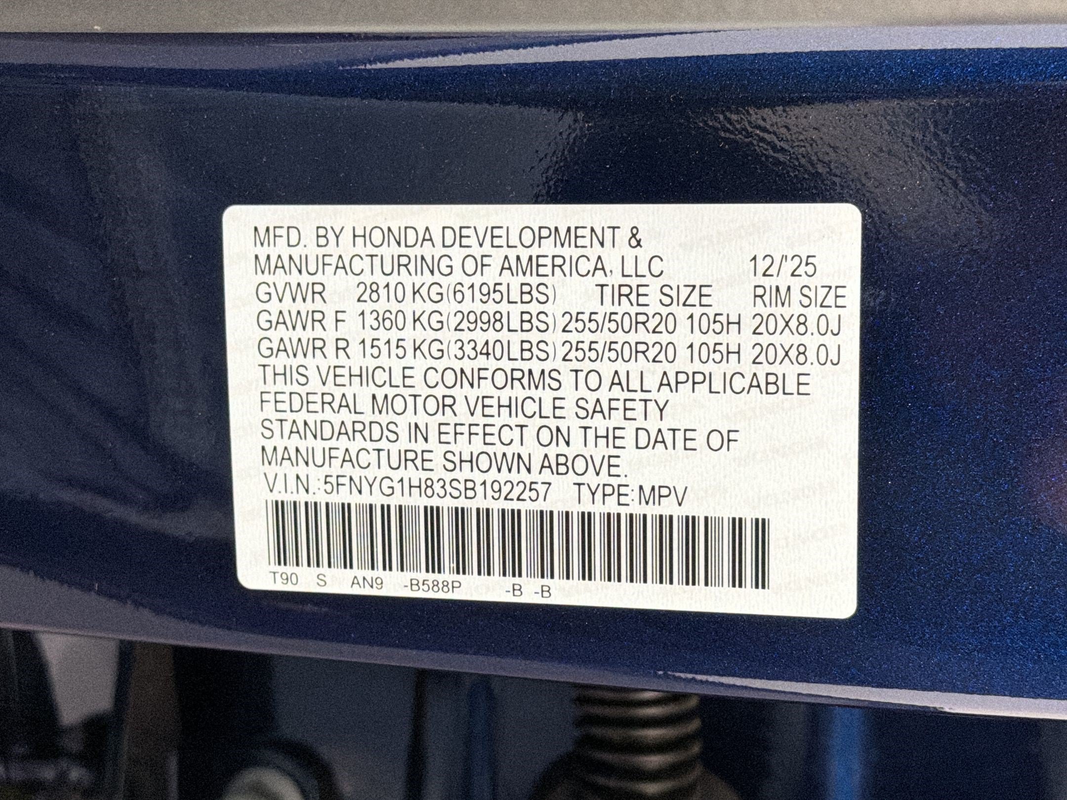 Certified 2025 Honda Pilot Elite image 27