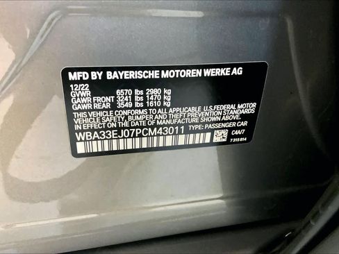 Certified 2023 BMW 760i xDrive AWD/4WD image 36