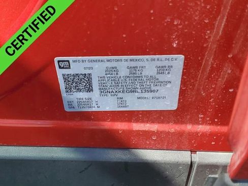 Certified 2024 Chevrolet Equinox LT w/ LPO, Floor Liner Package FWD image 34