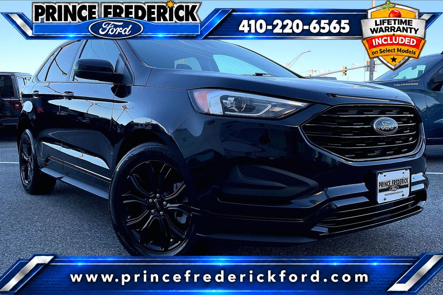 Certified 2022 Ford Edge SE w/ Black Appearance Package AWD/4WD image 1