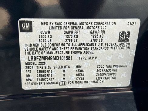Used 2021 Buick Envision Preferred AWD/4WD image 54