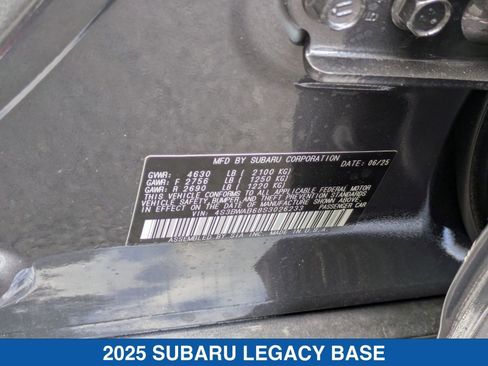 Certified 2025 Subaru Legacy image 28