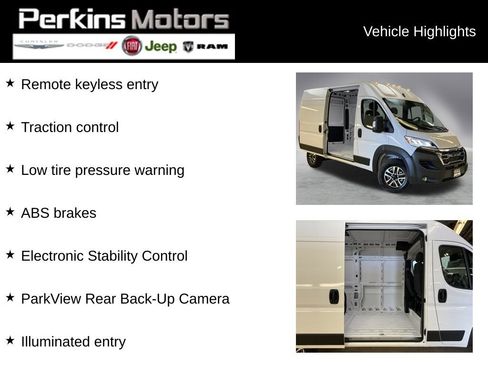 New 2025 RAM ProMaster 1500 w/ Quick Order Package 22H SLT+ image 2