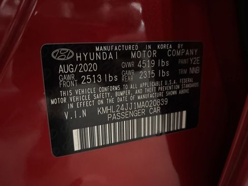 Used 2021 Hyundai Sonata Blue FWD image 10