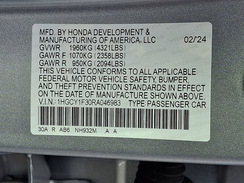 Used 2024 Honda Accord EX image 28