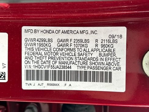 Used 2018 Honda Accord EX-L image 19