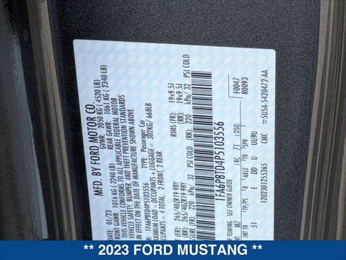 Used 2023 Ford Mustang Premium w/ 2.3L High Performance Package RWD image 24