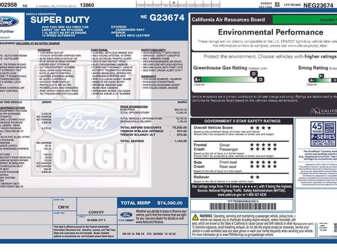 Certified 2022 Ford F250 Lariat w/ Tremor Off-Road Package image 4