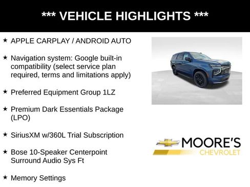 New 2025 Chevrolet Tahoe Premier image 3