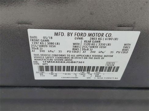 Used 2018 Ford Explorer XLT w/ Equipment Group 202A image 33