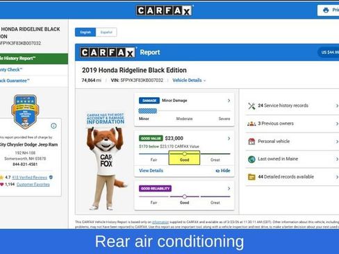 Used 2019 Honda Ridgeline Black Edition image 11