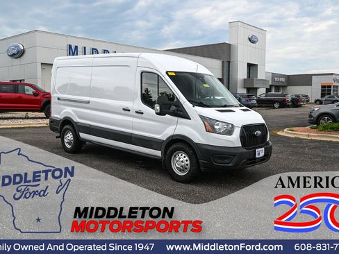 Used 2025 Ford Transit 250 148 Medium Roof Extended AWD w/ Load Area Protection Package image 1