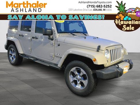 Used 2018 Jeep Wrangler Unlimited Sahara image 1