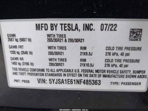 Used 2022 Tesla Model S Plaid AWD/4WD image 11