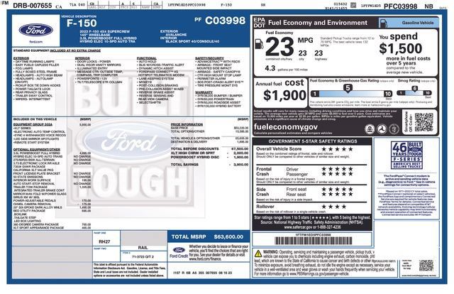 Certified 2023 Ford F150 XLT w/ Equipment Group 302A High AWD/4WD image 47