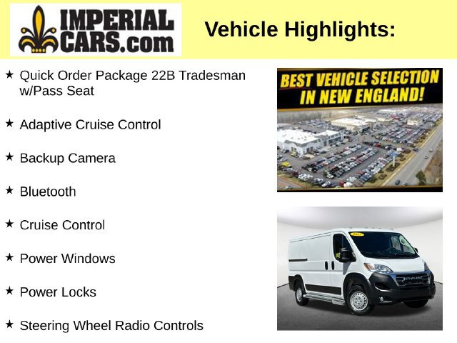 Used 2025 RAM ProMaster 2500 w/ U-Haul Equipment Group FWD image 8