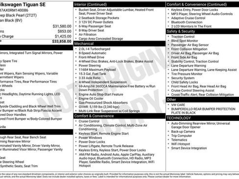 Used 2024 Volkswagen Tiguan SE image 7