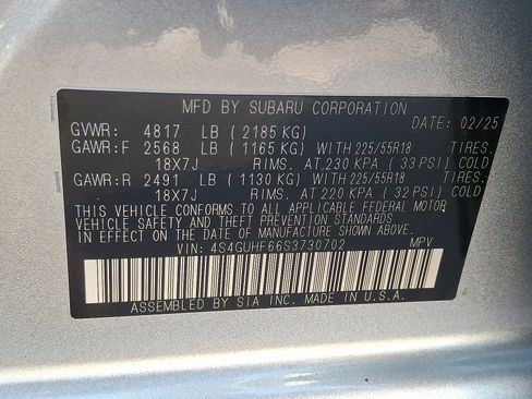 Certified 2025 Subaru Crosstrek 2.5i Sport w/ Crosstrek Mirror Package image 27