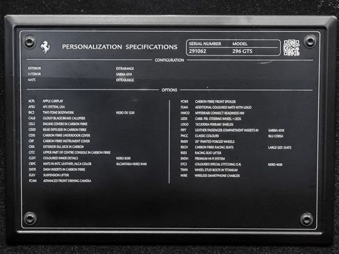 Certified 2023 Ferrari 296 GTS RWD image 19
