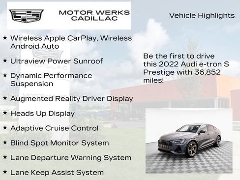 Used 2022 Audi e-tron S Prestige w/ Prestige Package image 7