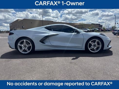 Used 2023 Chevrolet Corvette Stingray Coupe w/ Engine Appearance Package RWD image 3