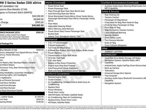 Used 2021 BMW 330i xDrive Sedan w/ Convenience Package image 5