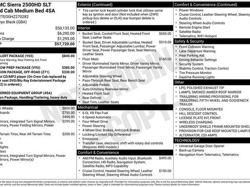 Certified 2017 GMC Sierra 2500 SLT w/ Driver Alert Package AWD/4WD image 34