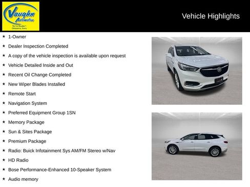 Used 2021 Buick Enclave Premium w/ Sun and Sites Package AWD/4WD image 2