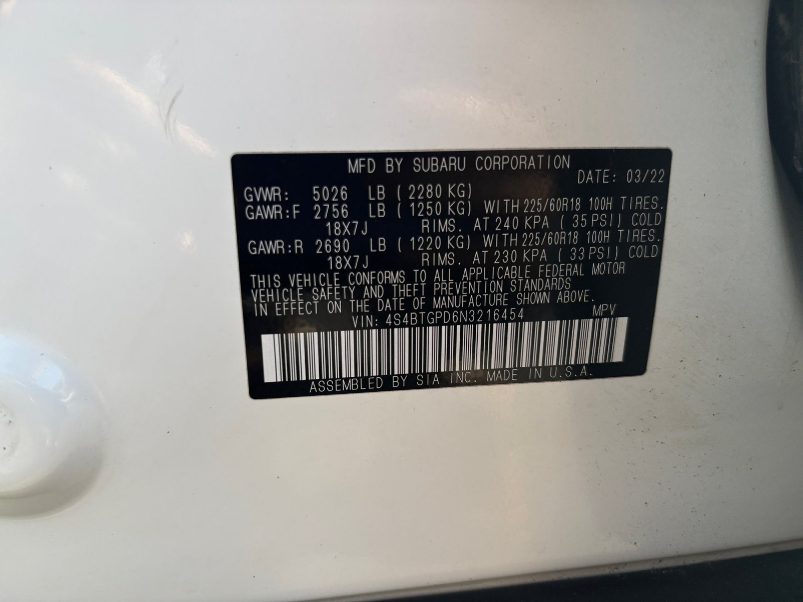 Used 2022 Subaru Outback Touring XT AWD/4WD image 24