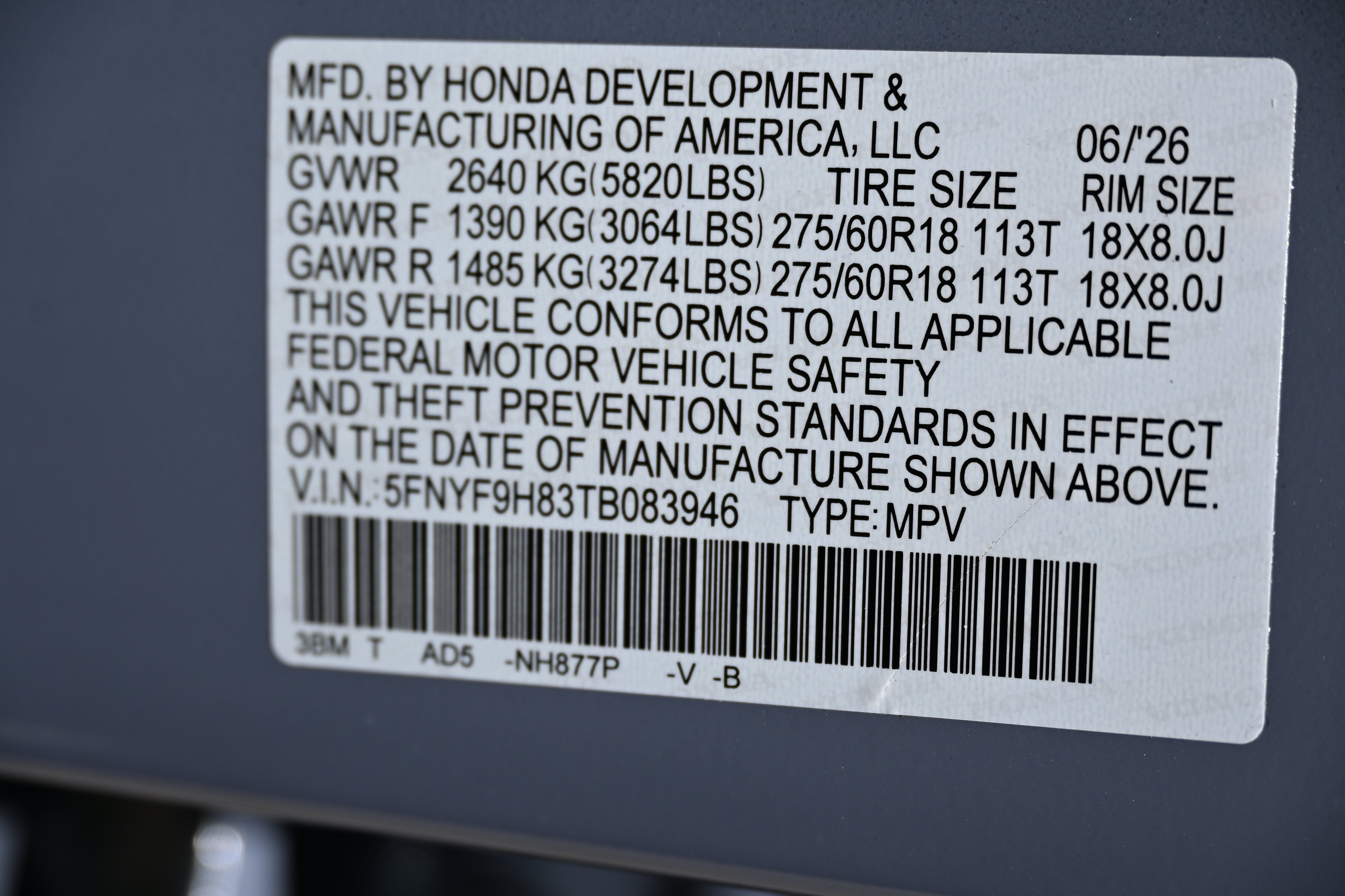 New 2026 Honda Passport TrailSport Elite image 33